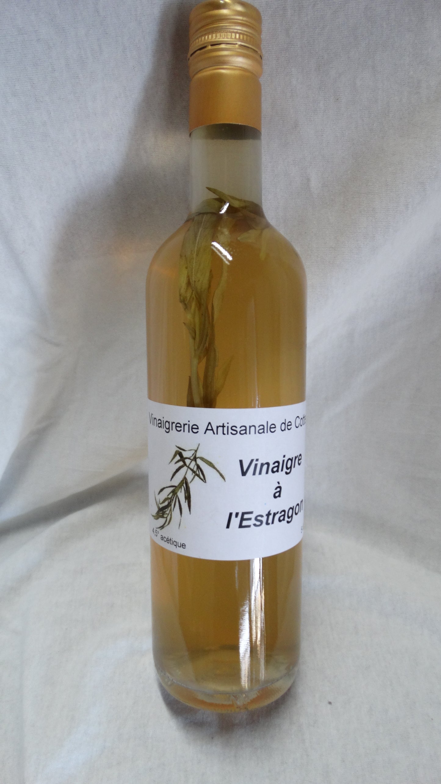 Vinaigre de pomme à l'estragon 5 dl