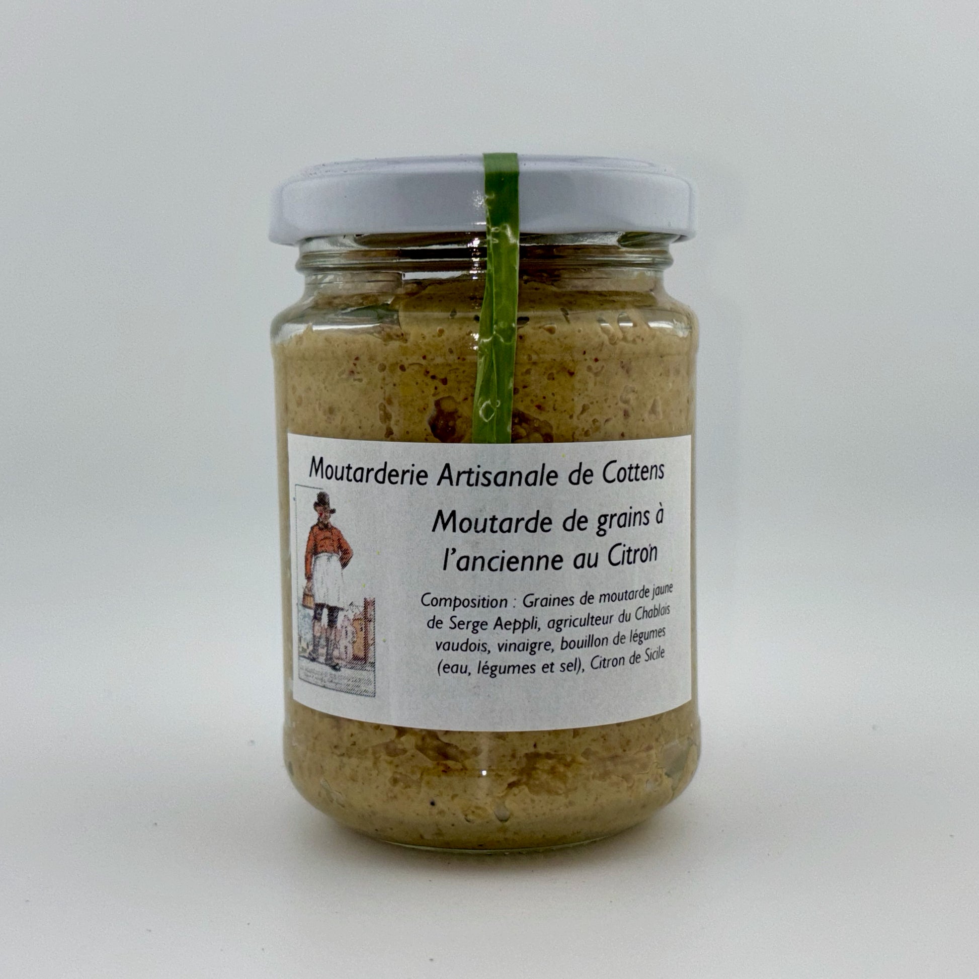 Moutarde de grains à l'ancienne au Citron