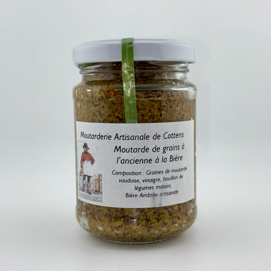 Moutarde 100% vaudoise Bière