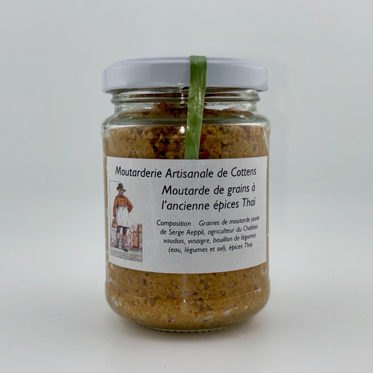 Moutarde de grains à l'ancienne épices Thai